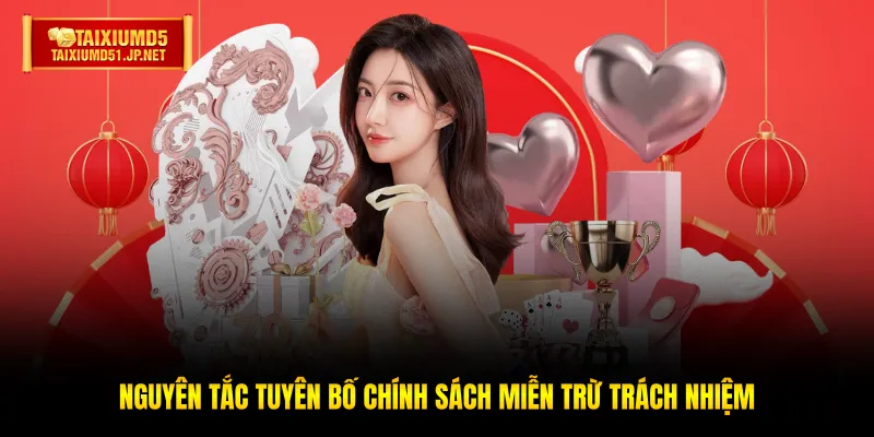 Nguyên tắc tuyên bố chính sách miễn trừ trách nhiệm Nguyên tắc tuyên bố chính sách miễn trừ trách nhiệm